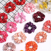 Silk Hair Scrunchies Multicolor